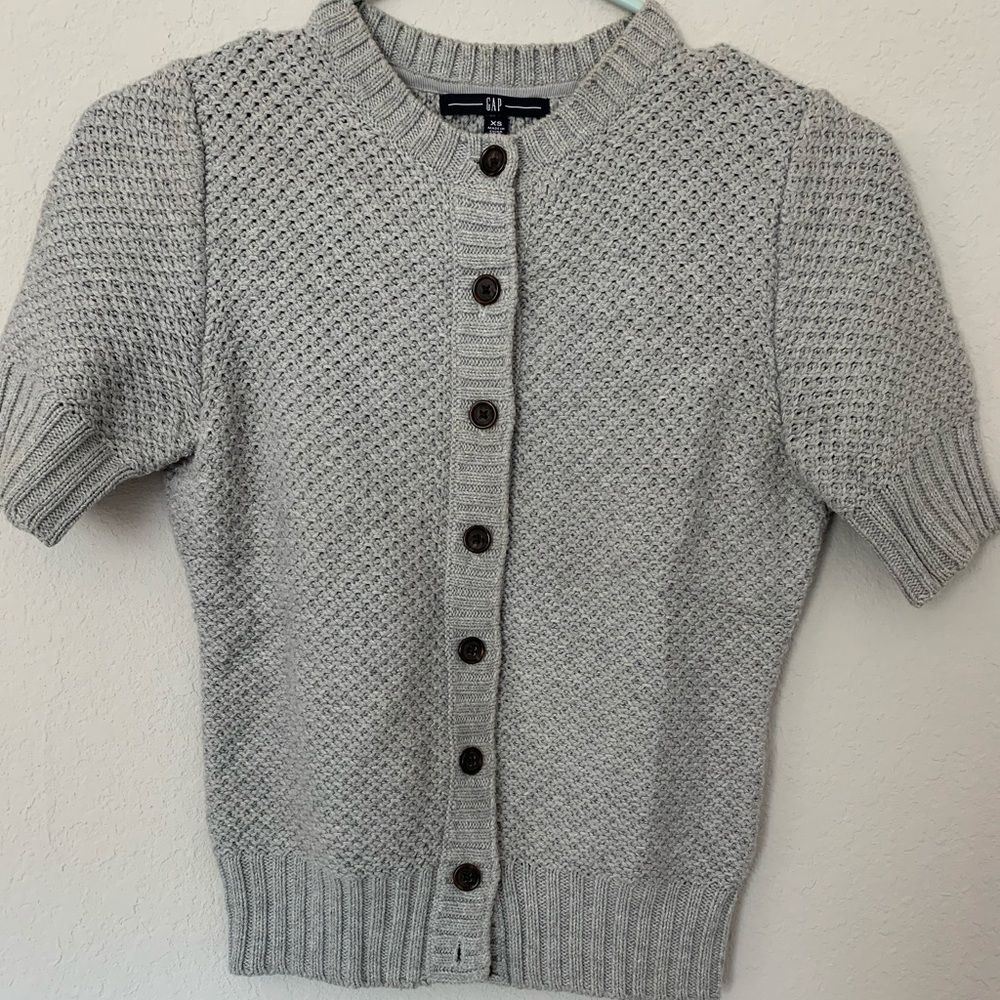 GAP short sleeve cardigan